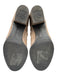 Pedro Garcia Shoe Size 5/8 Taupe Beige Suede leather Brass Buckle Ankle Booties Taupe Beige / 5/8