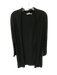 Neiman Marcus Size S Black Cashmere Long Sleeve Open Front Long Sweater Black / S