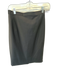 Theory Size 2 Black Virgin Wool Back Zip Pencil Skirt Black / 2