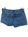 Agolde Size 28 Med Dark Wash Organic Cotton High Waist Button Fly Cut Off Shorts Med Dark Wash / 28