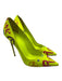 Le Silla Shoe Size 40 Neon Green & Multi Graffiti Pointed Toe Pumps Neon Green & Multi / 40