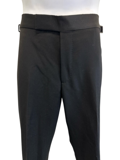 Tom Ford Size 48 Black Wool Solid Dress Tuxedo Men's Pants Black / 48