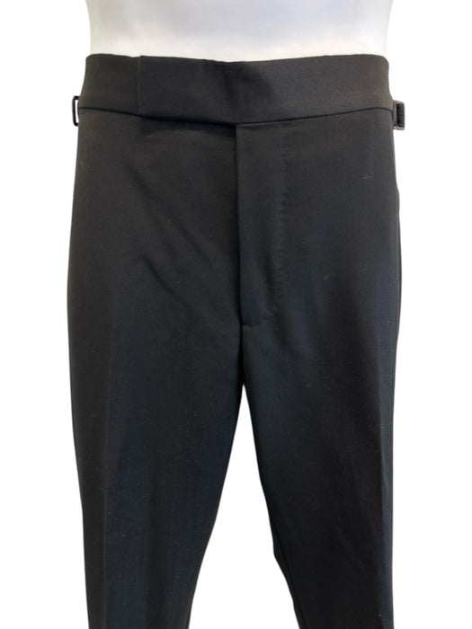 Tom Ford Size 48 Black Wool Solid Dress Tuxedo Men's Pants Black / 48