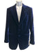 Tom Ford Blue Velour Solid Tuxedo Jacket Men's Blazer Blue / 48R