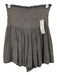 Koch Size XS Dusty Green Polyester Satin Shirred Waist Gathered Mini Shorts Dusty Green / XS