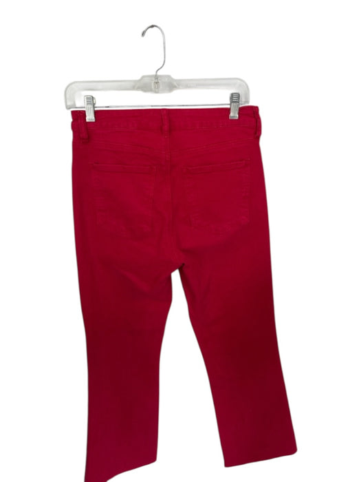 Kut From The Kloth Size 2 Red Denim High Rise Straight Leg Zip Fly Jeans Red / 2