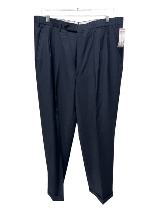 Brioni Blue & Red Plaid Double Breasted Men's Suit Blue & Red / 44