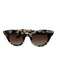 Krewe Tortoiseshell Acetate Rounded Cat Eye Gradient Lens Sunglasses Tortoiseshell
