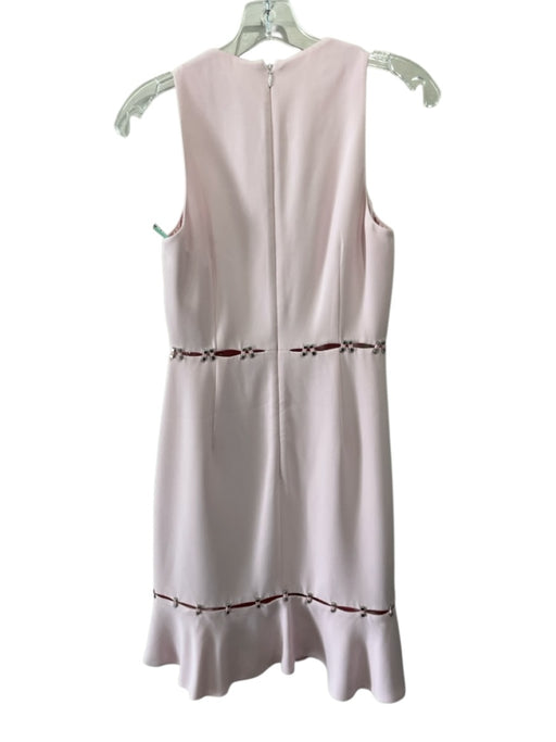 Jonathan Simkhai Size 4 Light Pink Acetate Blend Sleeveless Cutouts Dress Light Pink / 4