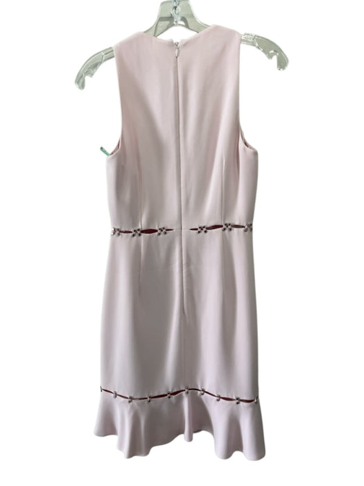 Jonathan Simkhai Size 4 Light Pink Acetate Blend Sleeveless Cutouts Dress Light Pink / 4