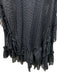 Zimmermann Size 0 Navy Blue Silk Blend Long Sleeve Seersucker Ruffles Maxi Dress Navy Blue / 0