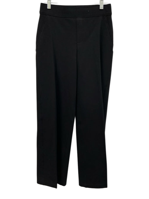 Spanx Size XS Black Rayon Blend Stretch Waist Straight Leg Faux Pocket Pants Black / XS