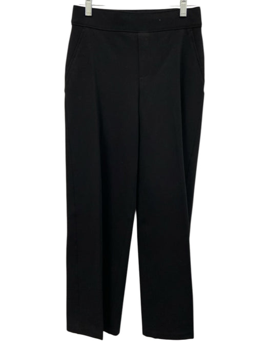 Spanx Size XS Black Rayon Blend Stretch Waist Straight Leg Faux Pocket Pants Black / XS