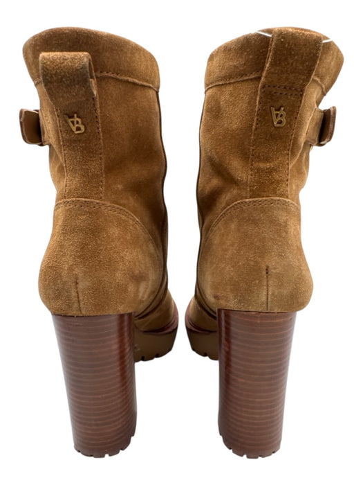 Veronica Beard Shoe Size 6 Brown Suede Upper Round Toe Buckle Platform Booties Brown / 6