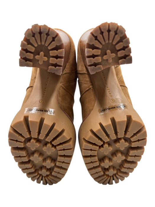 Veronica Beard Shoe Size 6 Brown Suede Upper Round Toe Buckle Platform Booties Brown / 6