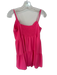 Joy Joy Size S Pink Viscose Spaghetti Strap Buttons Dress Pink / S