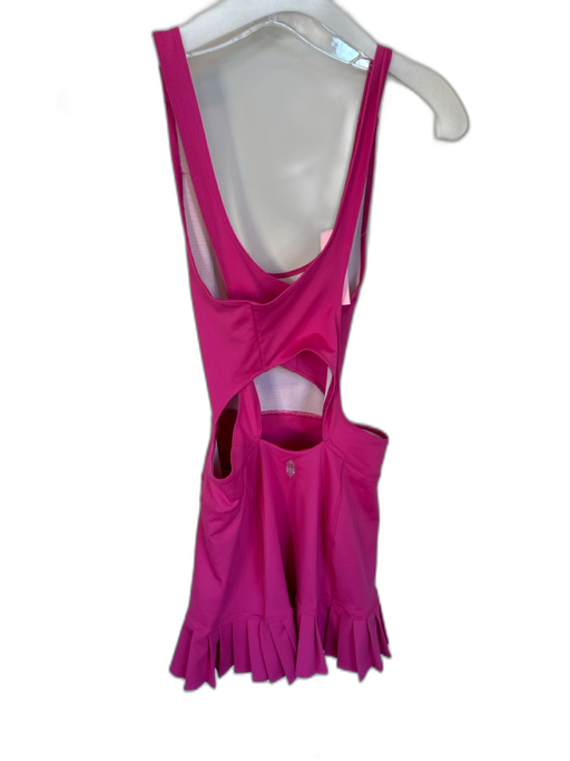 FP Movement Size Est S Hot pink Polyester Blend Athletic Skirt Romper Hot pink / Est S