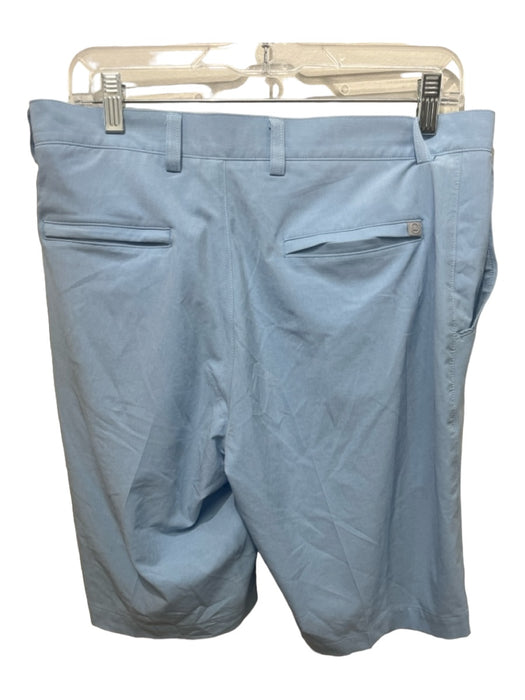 Peter Millar Size 32 Light blue Synthetic Solid Khakis Men's Shorts 32