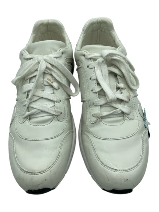 Gucci Shoe Size 6.5 Whiskey & White Leather Solid Sneaker Men's Shoes Whiskey & White / 6.5