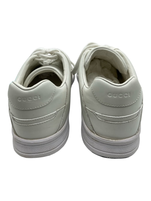 Gucci Shoe Size 6.5 Whiskey & White Leather Solid Sneaker Men's Shoes Whiskey & White / 6.5