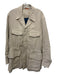 Alfred Dunhill Made in Italy Size 50 Beige Linen Blend Solid Patch Pocket Jacket 50