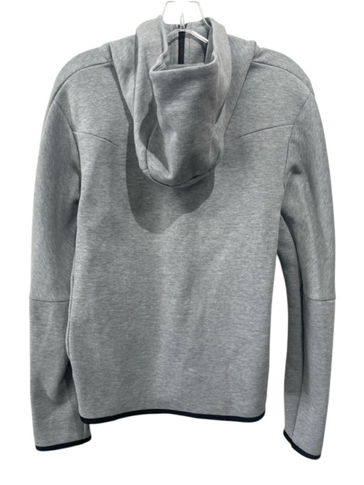 Nike Size S Gray Cotton Blend Solid Zip UP Hoodie Men's Jacket Gray / S