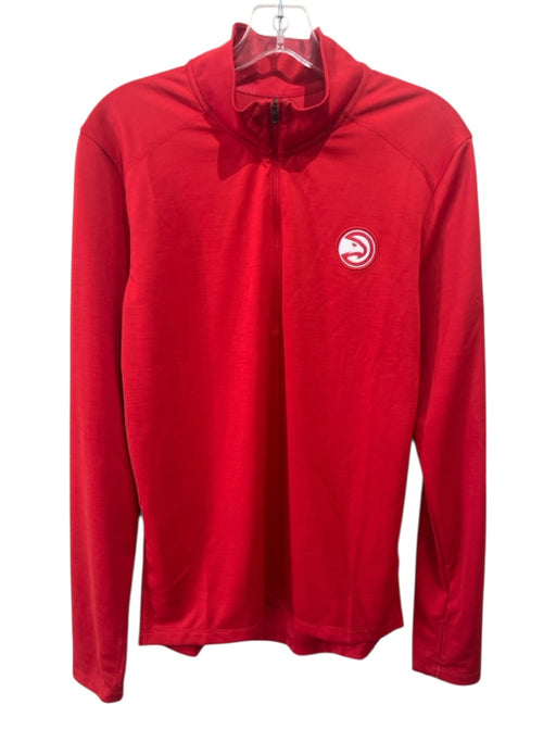Nike NWT Size S Red Synthetic Solid Athletic Quarter Zip Men's Long Sleeve Shirt Red / S