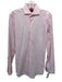Boss Size 14.5 Pink Cotton Blend Solid Button Up Spread Collar Long Sleeve Shirt Pink / 14.5