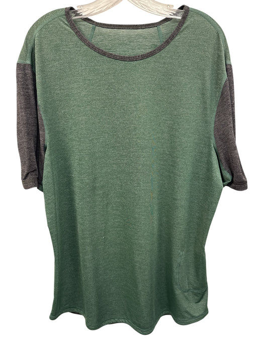 Lululemon Size Est M Green & Gray Men's Short Sleeve Green & Gray / Est M