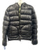 Herno Size Est M Green & Black Synthetic Puffer Hoodie Zip Up Men's Jacket Green & Black / Est M