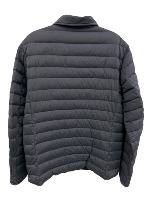 Herno Size 50 Blue Synthetic Puffer Snap Buttons Men's Jacket Blue / 50