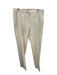 Suitsupply Size 50 Off White Wool Blend Solid Dress Men's Pants Off White / 50