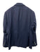J Hilburn Blue Solid 2 Button Men's Suit Blue / Est M