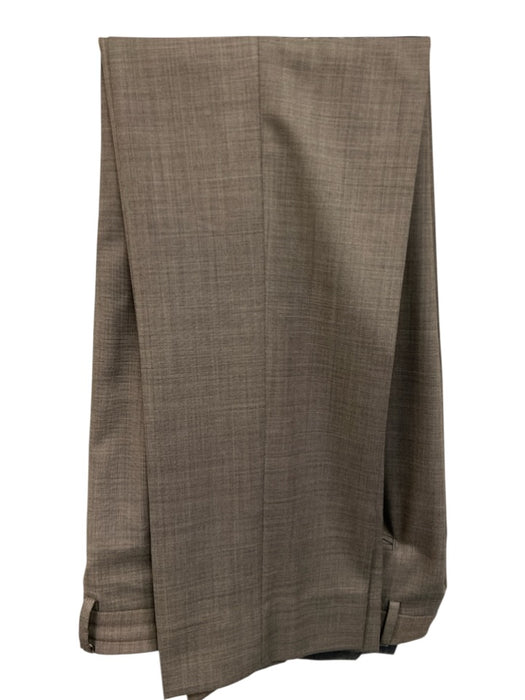 J Hilburn Gray Solid 2 Button Men's Suit Gray / Est M
