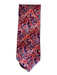 Italo Ferreti Red & Blue Silk Paisley Men's Tie Red & Blue