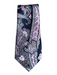 Ralph Lauren Purple Black, Pink & White Silk Paisley Men's Tie Black, Pink & White