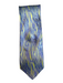 Italo Ferreti Green & Blue Silk All Over Print Men's Tie Green & Blue