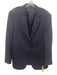 Burberry London Navy Blue Solid 2 Button Men's Blazer Navy Blue / Est L