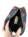 Marc Jacobs Black & Red Leather Dome shaped Hearts Crossbody Bag Black & Red / S