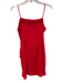 Amanda Uprichard Size M Red Polyester Adjustable Spaghetti Straps Back Zip Dress Red / M