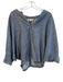 Trina Turk Size XS Blue Lyocell blend V Neck Batwing sleeves Top Blue / XS