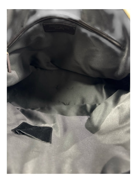 Yves Saint Laurent Cream White Patent Leather Top Handles Zip Close Tote Bag Cream White / Large