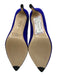 LK Bennett Shoe Size 40.5 Cobalt Blue Suede Pointed Toe Mid Heel Pumps Cobalt Blue / 40.5