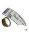 Gold & Multi Metal Stones Double Row Ring Gold & Multi