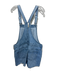 Madewell Size Large Light Wash Cotton Denim Sleeveless Distressed Pockets Romper Light Wash / Large
