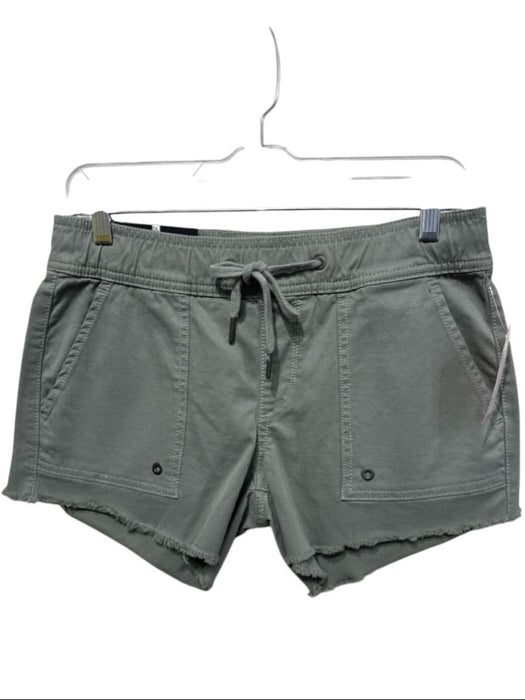 DL1961 Size 27 Olive Green Cotton Elastic Drawstring Pockets Raw Hem Shorts Olive Green / 27
