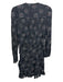 Veronica Beard Size S / 6 Black, White & Multi Silk Blend floral print Dress Black, White & Multi / S / 6