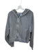 FP Movement Size M Gray Cotton Hood Long Sleeve Full Zip Athletic Jacket Gray / M