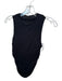 Alo Size S Black Polyester Blend Built in bra Ribbed Sleeveless Athletic Top Black / S