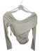 Good American Size XS Taupe Modal Blend Long Sleeve Off Shoulder Cropped Top Taupe / XS